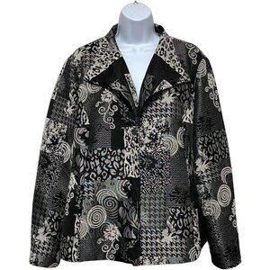Women's XL Open Jacket Long Sleeve No Closure Design By-Christopher & Banks